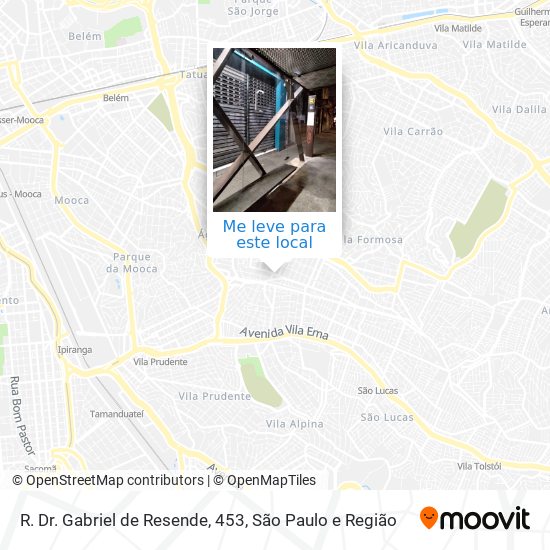 R. Dr. Gabriel de Resende, 453 mapa