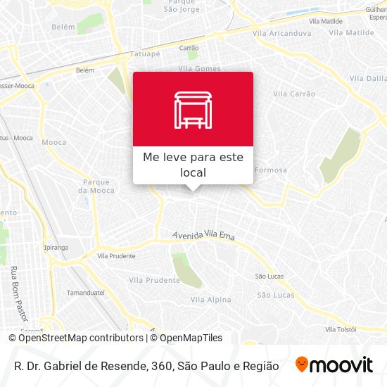 R. Dr. Gabriel de Resende, 360 mapa
