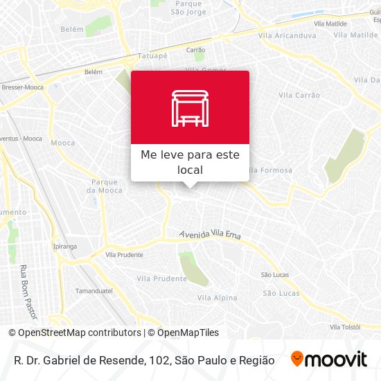 R. Dr. Gabriel de Resende, 102 mapa