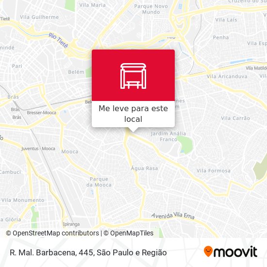R. Mal. Barbacena, 445 mapa