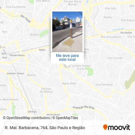 R. Mal. Barbacena, 764 mapa