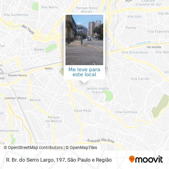 R. Br. do Serro Largo, 197 mapa