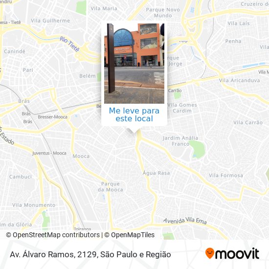 Av. Álvaro Ramos, 2129 mapa
