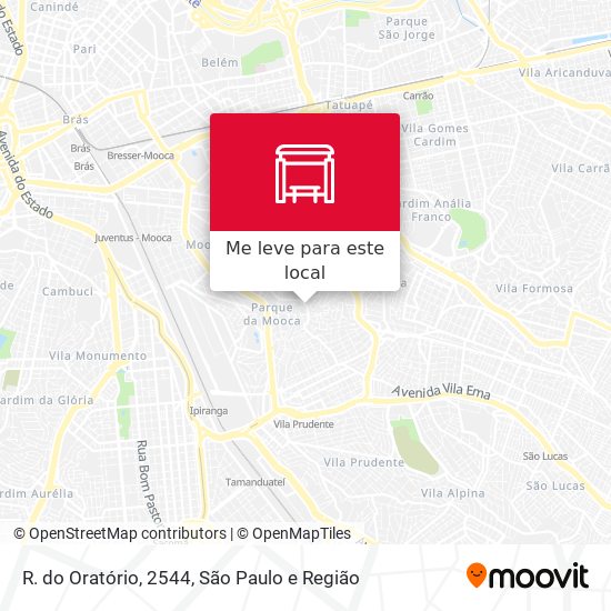 R. do Oratório, 2544 mapa