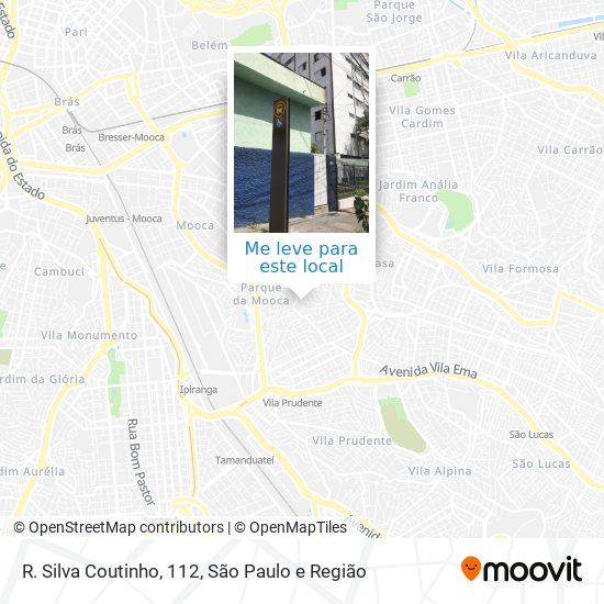 R. Silva Coutinho, 112 mapa