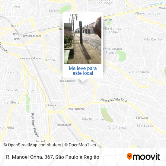 R. Manoel Onha, 367 mapa