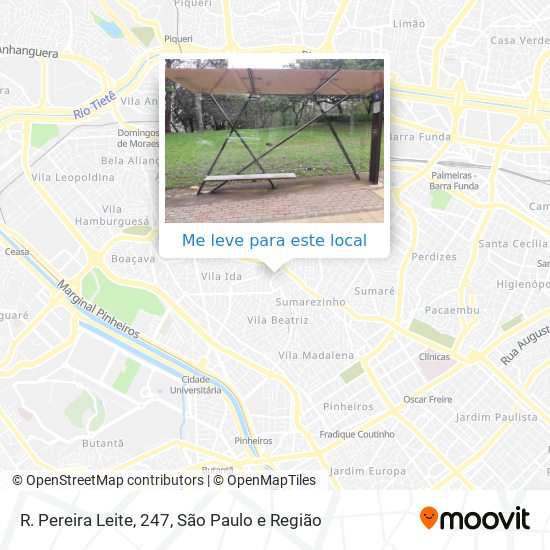 R. Pereira Leite, 247 mapa