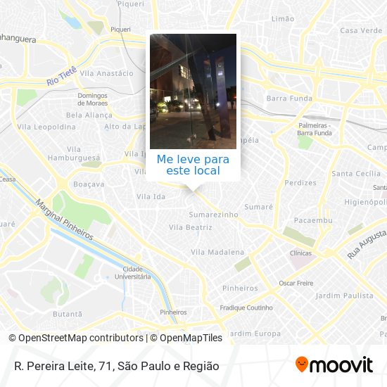 R. Pereira Leite, 71 mapa
