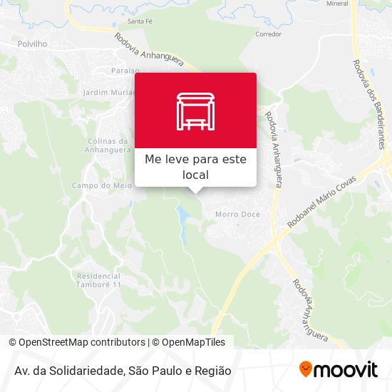 Av. da Solidariedade mapa