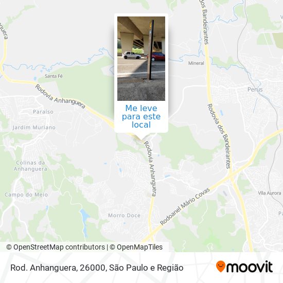 Rod. Anhanguera, 26000 mapa