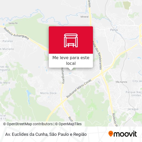 Av. Euclides da Cunha mapa