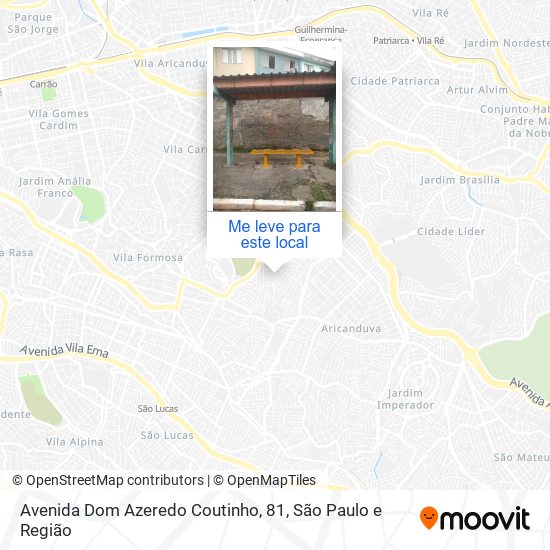Avenida Dom Azeredo Coutinho, 81 mapa