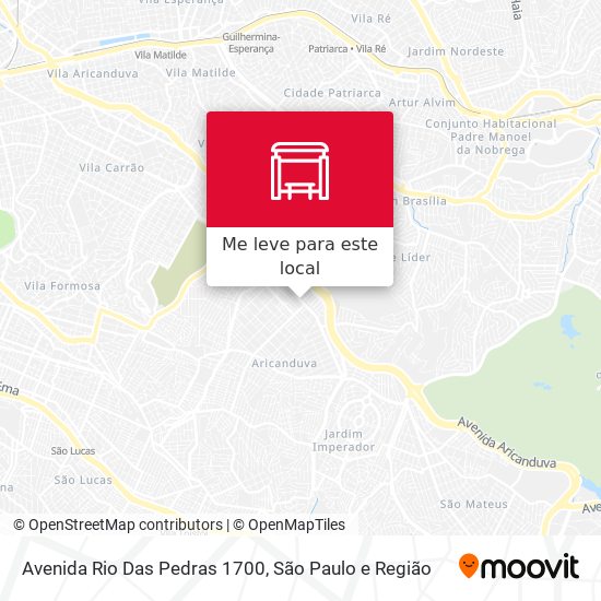 Avenida Rio Das Pedras 1700 mapa
