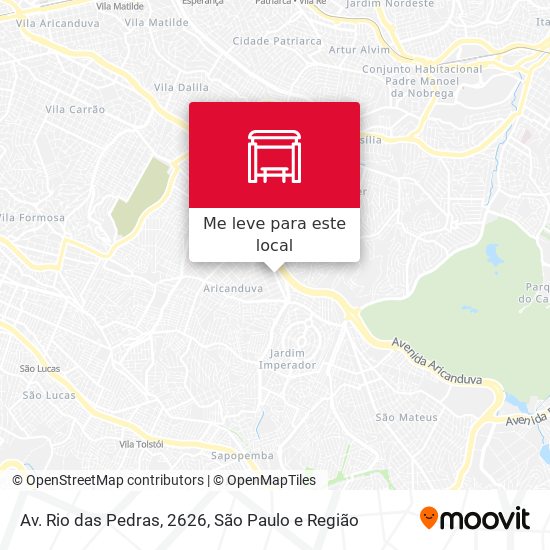 Av. Rio das Pedras, 2626 mapa