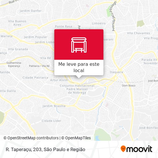 R. Taperaçu, 203 mapa