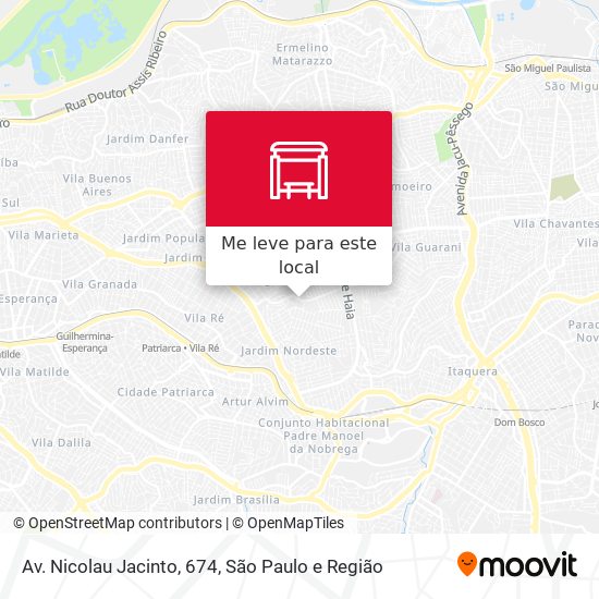 Av. Nicolau Jacinto, 674 mapa