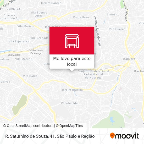 R. Saturnino de Souza, 41 mapa