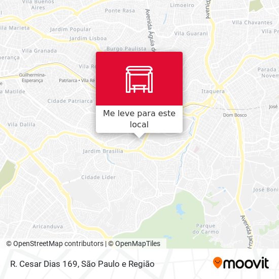 R. Cesar Dias 169 mapa