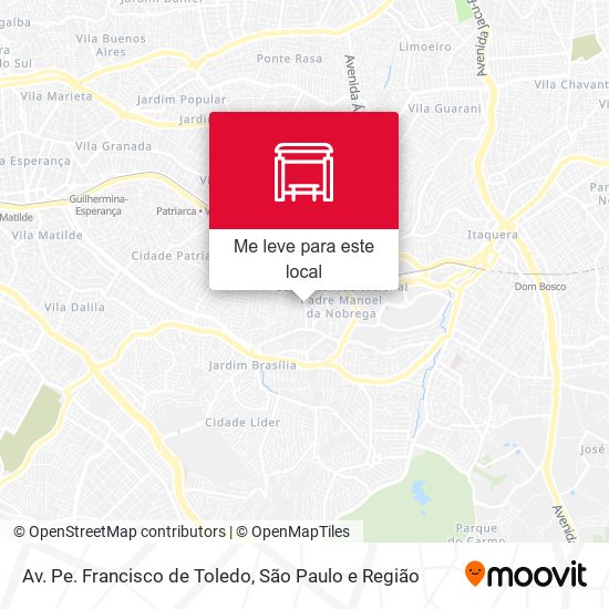 Av. Pe. Francisco de Toledo mapa