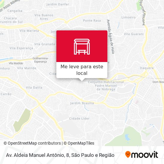 Av. Aldeia Manuel Antônio, 8 mapa