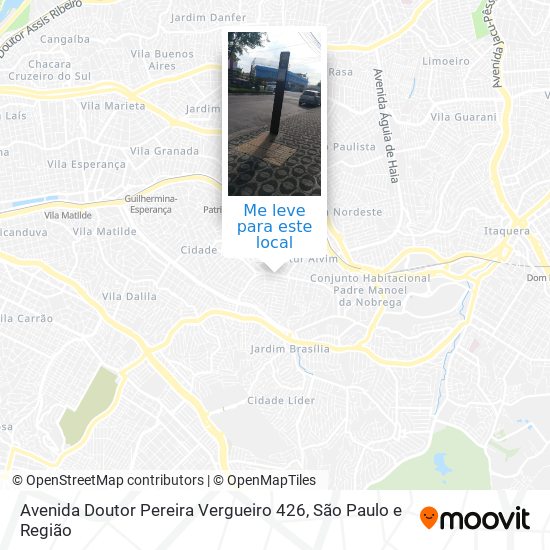 Avenida Doutor Pereira Vergueiro 426 mapa