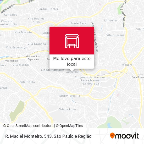 R. Maciel Monteiro, 543 mapa
