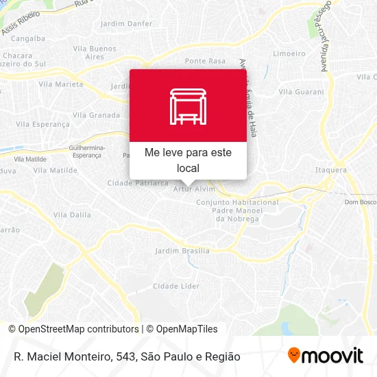 R. Maciel Monteiro, 543 mapa
