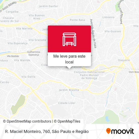 R. Maciel Monteiro, 760 mapa