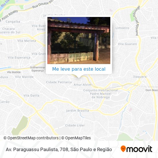 Av. Paraguassu Paulista, 708 mapa