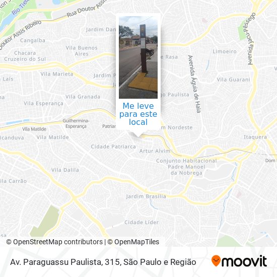 Av. Paraguassu Paulista, 315 mapa