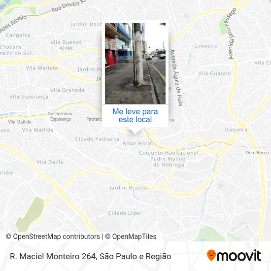 R. Maciel Monteiro 264 mapa