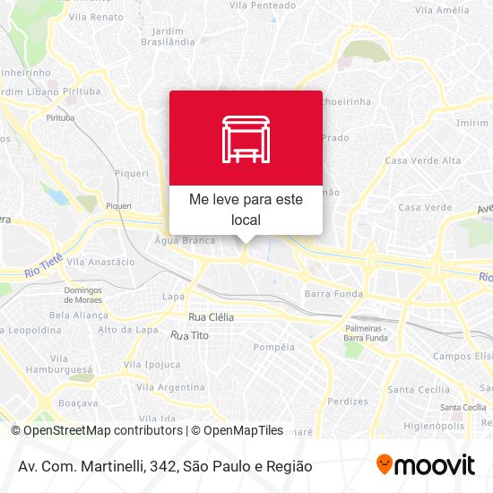 Avenida Comendador Martinelli, 293 mapa