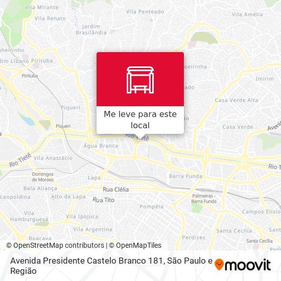 Avenida Presidente Castelo Branco 181 mapa