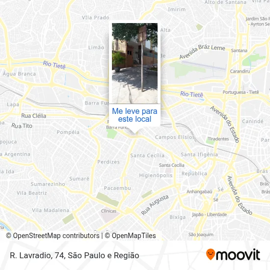 R. Lavradio, 74 mapa