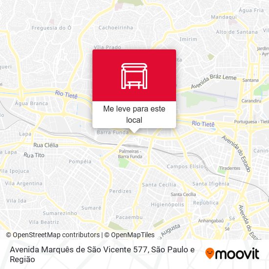 Avenida Marquês de São Vicente 577 mapa