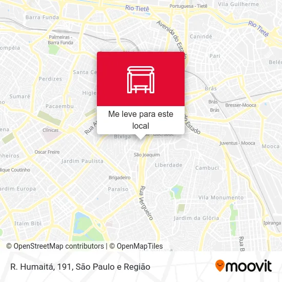 R. Humaitá, 191 mapa