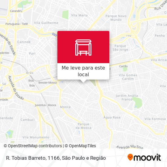 R. Tobias Barreto, 1166 mapa