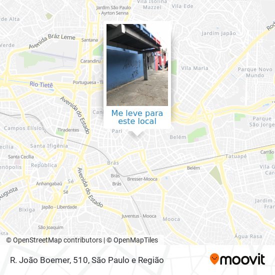 R. João Boemer, 510 mapa