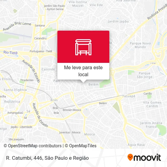 R. Catumbi, 446 mapa