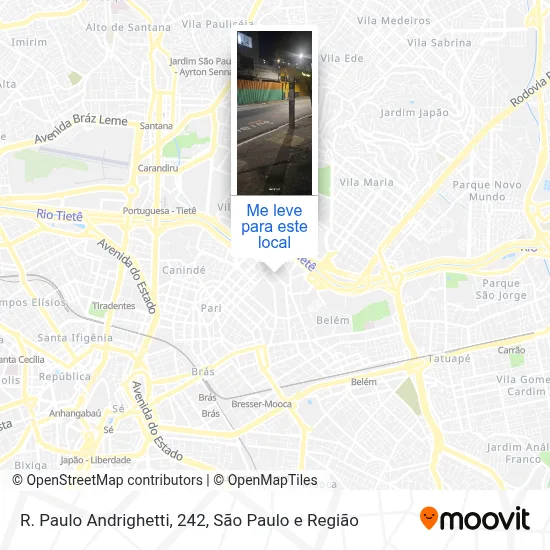 R. Paulo Andrighetti, 242 mapa