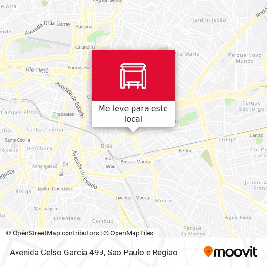 Avenida Celso Garcia 499 mapa