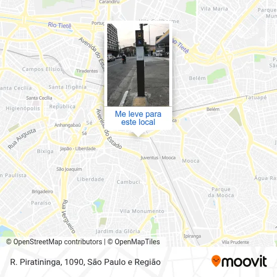 R. Piratininga, 1090 mapa