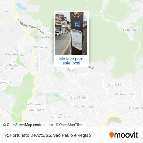 R. Fortunato Devoto, 26 mapa