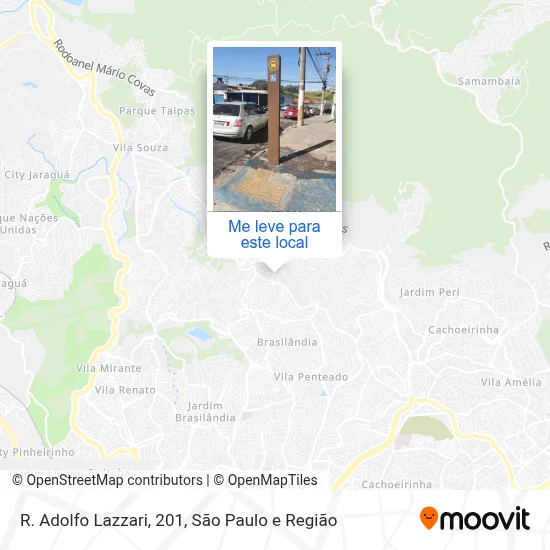 R. Adolfo Lazzari, 201 mapa