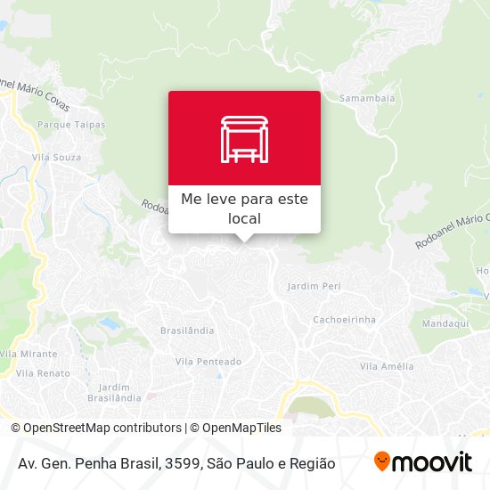 Av. Gen. Penha Brasil, 3599 mapa