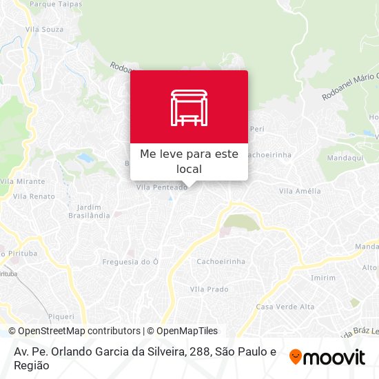 Av. Pe. Orlando Garcia da Silveira, 288 mapa