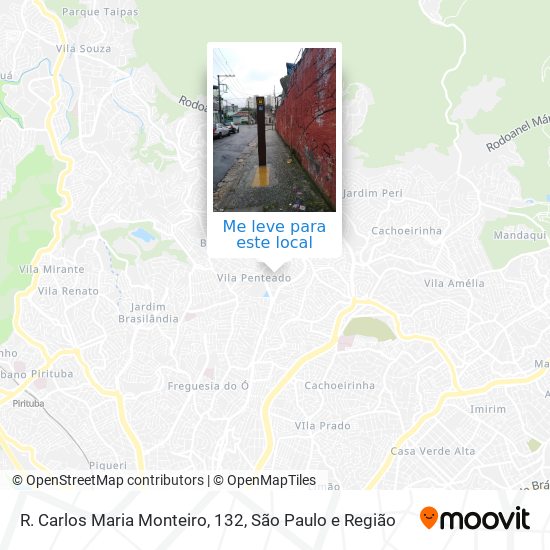 R. Carlos Maria Monteiro, 132 mapa
