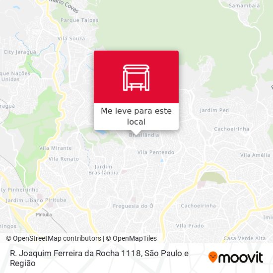 R. Joaquim Ferreira da Rocha 1118 mapa