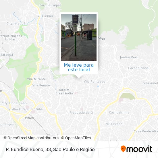 R. Eurídice Bueno, 33 mapa