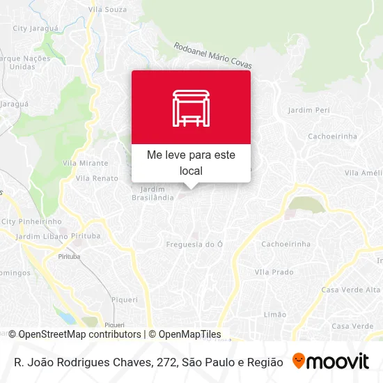 R. João Rodrigues Chaves, 272 mapa